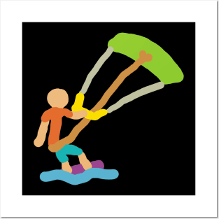 Kiteboarding Posters and Art